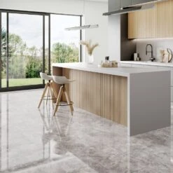 Liberty Floors Agios Cinzento - Lustre Stone 8mm High Gloss Laminate Flooring (225701) -Flooring Sale Store agios cinzento lustre stone 8mm high gloss laminate flooring 225701 p91931 208567 image