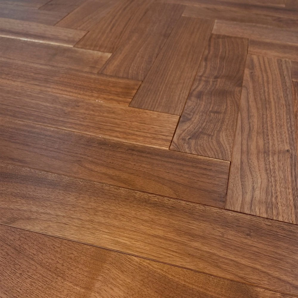 Liberty Floors American Black Walnut - Herringbone Parquet 14mm Engineered Real Wood Flooring (219505) 9 Liberty Floors American Black Walnut - Herringbone Parquet 14mm Engineered Real Wood Flooring (219505) - Image 7