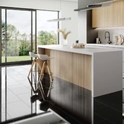 Liberty Floors Black - Lustre Flawless 8mm Laminate Flooring (183655) -Flooring Sale Store black lustre flawless 8mm laminate flooring 183655 p69725 187851 image