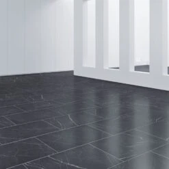 FAUS Black Marble - Industry Tile 8mm Laminate Flooring (217071) -Flooring Sale Store black marble industry tile 8mm laminate flooring 217071 p84220 187623 image