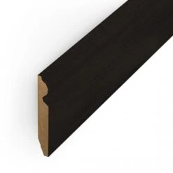 Leader Black Torus Laminate Skirting Board (2.4m)