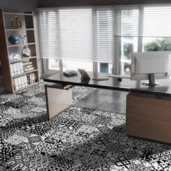 Falquon Flooring Black & White - Lustre Authentic 2.0 8mm Laminate Flooring (315201) -Flooring Sale Store black white lustre authentic 2 0 8mm laminate flooring 315201 p119270 242197 image