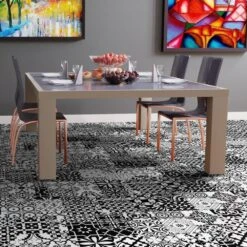 Falquon Flooring Black & White - Lustre Authentic 2.0 8mm Laminate Flooring (315201) -Flooring Sale Store black white lustre authentic 2 0 8mm laminate flooring 315201 p119270 242198 image