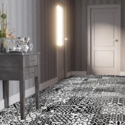 Falquon Flooring Black & White - Lustre Authentic 2.0 8mm Laminate Flooring (315201) -Flooring Sale Store black white lustre authentic 2 0 8mm laminate flooring 315201 p119270 242199 image