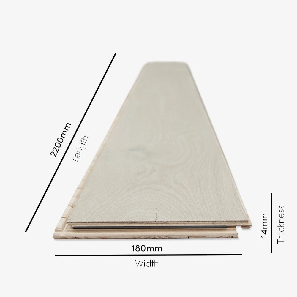 Liberty Floors Cashmere Oak 1-Strip - Manor 14mm Engineered Real Wood Flooring (221194) 8 Liberty Floors Cashmere Oak 1-Strip - Manor 14mm Engineered Real Wood Flooring (221194) - Image 6