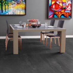 Liberty Floors Charcoal Grey - Lustre 8mm High Gloss Laminate Flooring (217056) -Flooring Sale Store charcoal grey lustre 8mm high gloss laminate flooring 217056 p84205 187691 image