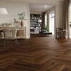 Liberty Floors Chestnut Oak - Manor Herringbone Parquet 14mm Engineered Real Wood Flooring (284294) -Flooring Sale Store chestnut oak manor herringbone parquet 14mm engineered real wood flooring 284294 p117142 240992 image