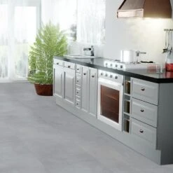 Liberty Floors Concrete Grey - Lustre 8mm High Gloss Laminate Flooring (217057) -Flooring Sale Store concrete grey lustre 8mm high gloss laminate flooring 217057 p84206 187682 image