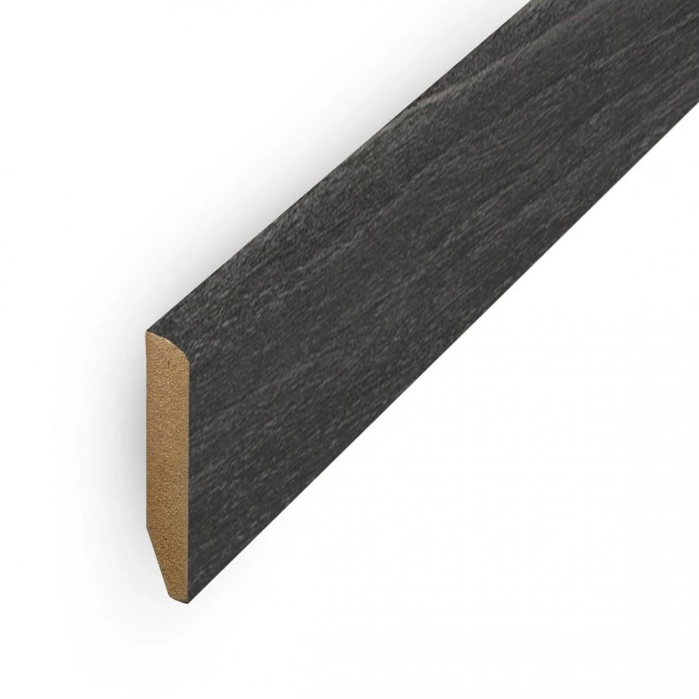 Leader Dark Grey Pencil Round Laminate Skirting Board (2.4m) 3 Leader Dark Grey Pencil Round Laminate Skirting Board (2.4m)