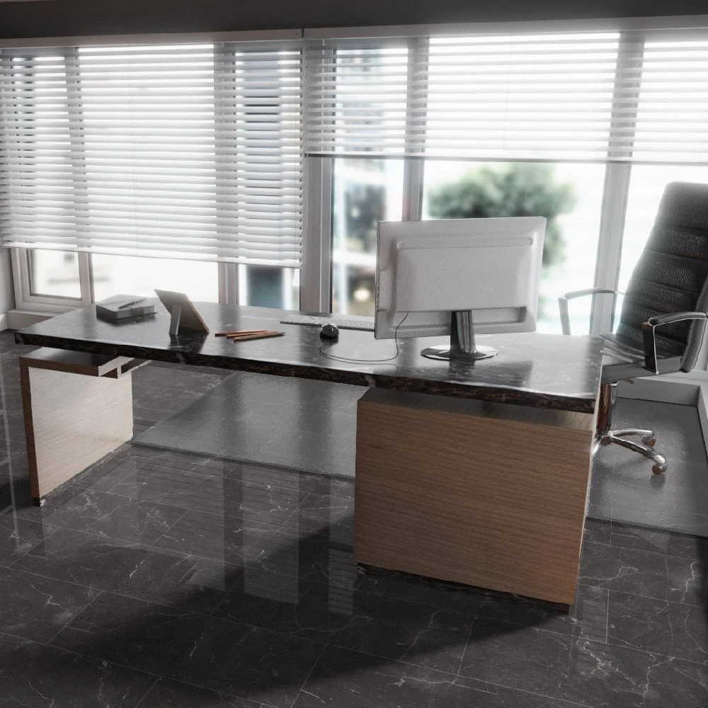 Liberty Floors Dark Pinto - Lustre Stone 8mm High Gloss Laminate Flooring (223767) 7 Liberty Floors Dark Pinto - Lustre Stone 8mm High Gloss Laminate Flooring (223767) - Image 5