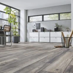 Kronotex Harbour Grey Oak - Robusto Villa 12mm Laminate Flooring (217737) -Flooring Sale Store harbour grey oak robusto villa 12mm laminate flooring 217737 p84819 191237 image