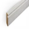 Leader Off-White Torus Laminate Skirting Board (2.4m) -Flooring Sale Store off white torus laminate skirting board 2 4m p84918 191889 image