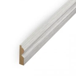 Leader Off-White Torus Laminate Skirting Board (2.4m) -Flooring Sale Store off white torus laminate skirting board 2 4m p84918 191890 image