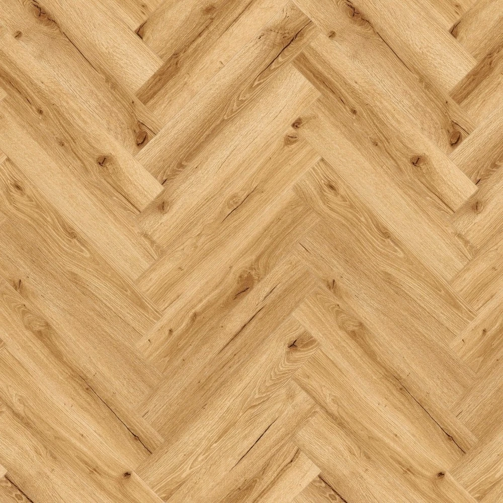Liberty Floors Rustic Oak - Lifestyle SPC Herringbone 5.5mm Rigid Core Vinyl Flooring (305105) 4 Liberty Floors Rustic Oak - Lifestyle SPC Herringbone 5.5mm Rigid Core Vinyl Flooring (305105) - Image 2