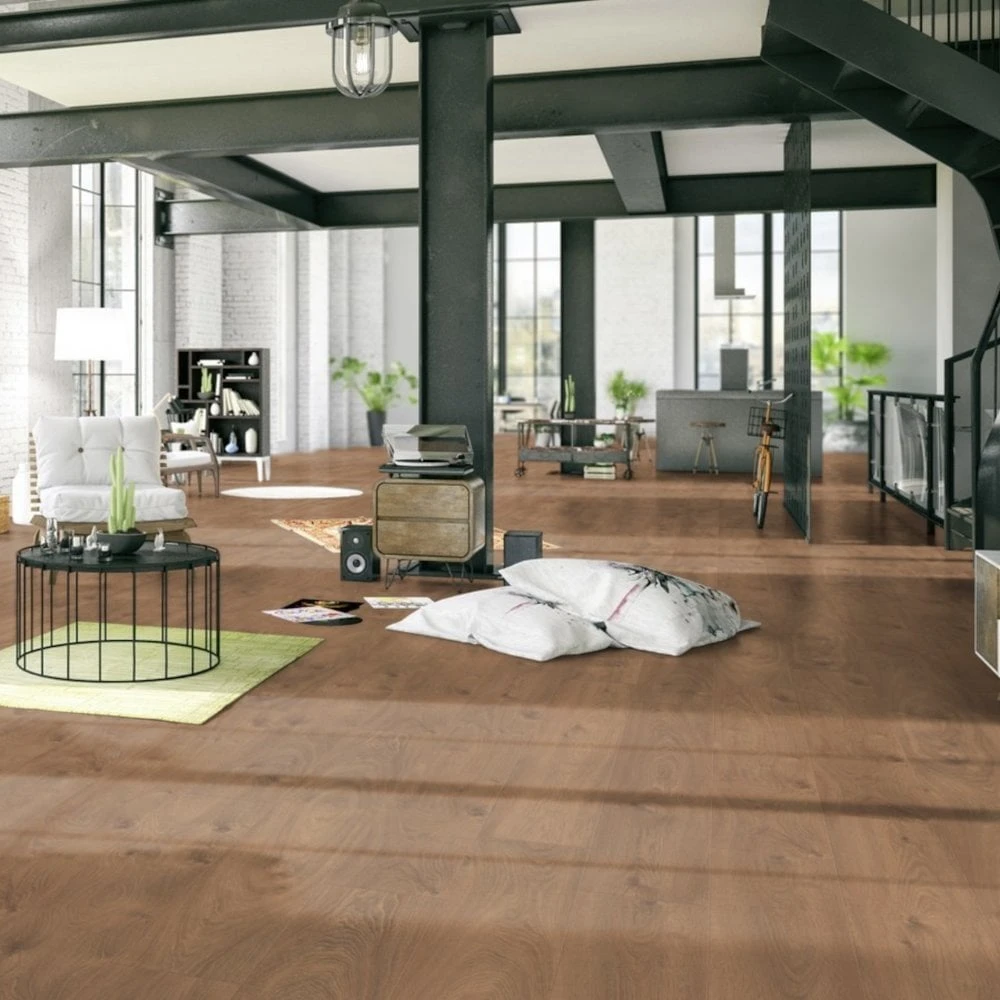 Swiss Krono Verbier Oak - Solid Chrome 12mm Laminate Flooring (218893) 6 Swiss Krono Verbier Oak - Solid Chrome 12mm Laminate Flooring (218893) - Image 4