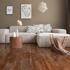 Liberty Floors Walnut - Lustre 8mm High Gloss Laminate Flooring (217785) -Flooring Sale Store walnut lustre 8mm high gloss laminate flooring 217785 p84867 191378 image