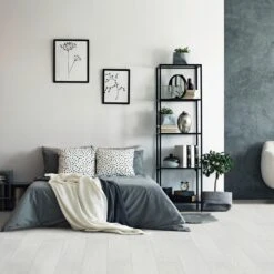Liberty Floors White Creme Oak - Ocean 8mm Laminate Flooring (211084) -Flooring Sale Store white creme oak ocean 8mm laminate flooring 211084 p82431 189986 image