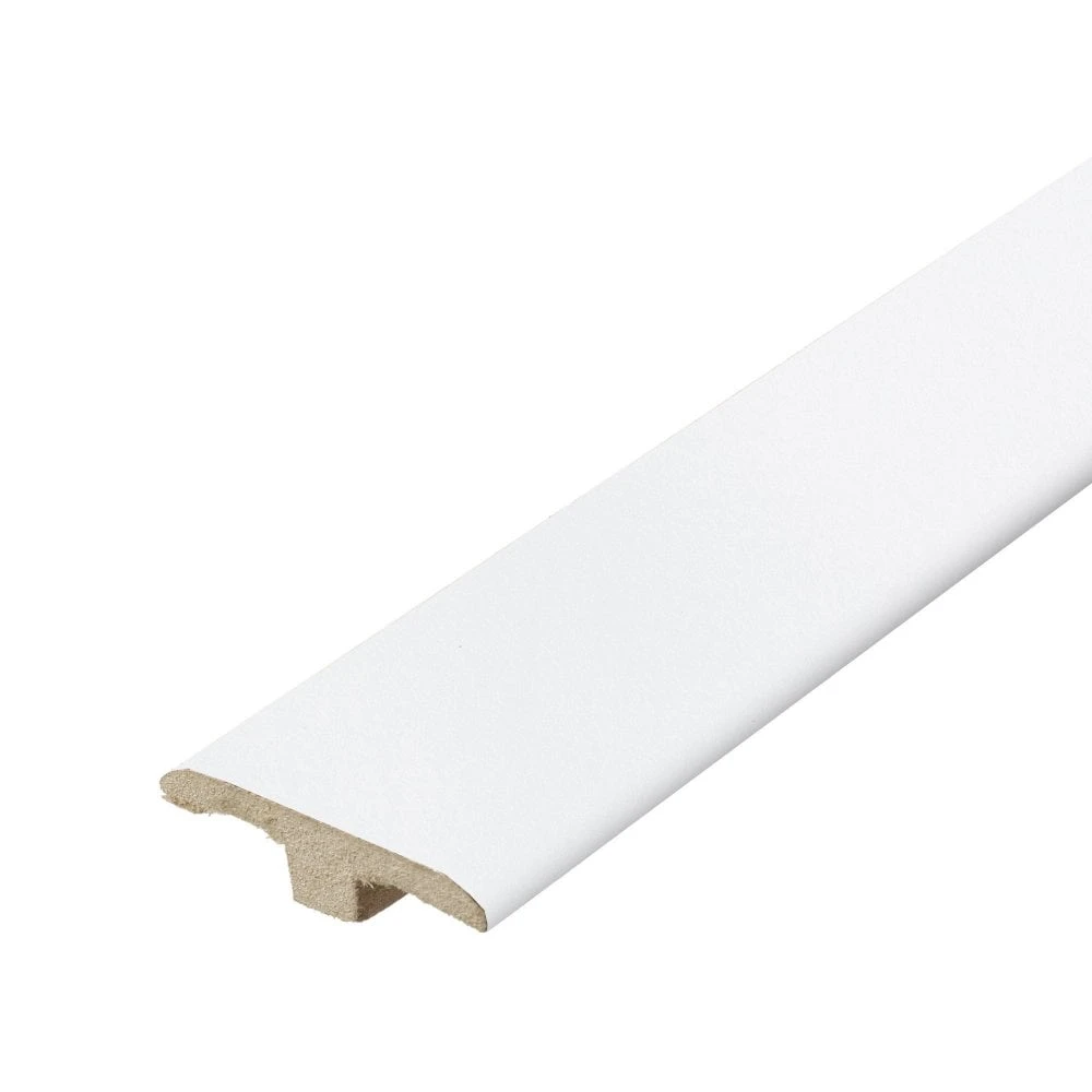 Leader White Laminate Connecting Profile Door Bar (1m) 3 Leader White Laminate Connecting Profile Door Bar (1m)