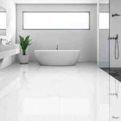 Flooring Sale Store 31 Liberty Floors White - Lustre SPC 6mm Rigid Core Vinyl Flooring (250941)