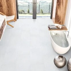 Liberty Floors White Marble - Lustre SPC 6mm Rigid Core Vinyl Flooring (249747) -Flooring Sale Store white marble lustre spc 6mm rigid core vinyl flooring 249747 p108421 236352 image